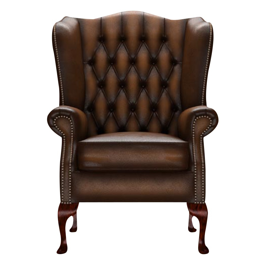 WINGCHAIR GLADSTONE AUTUMN TAN